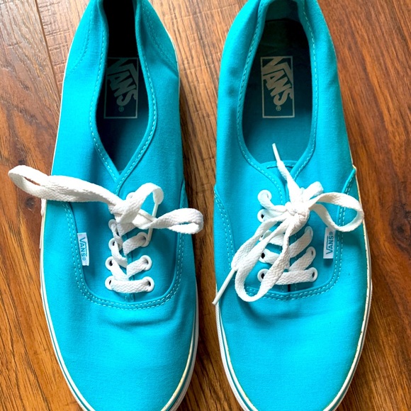 turquoise vans mens